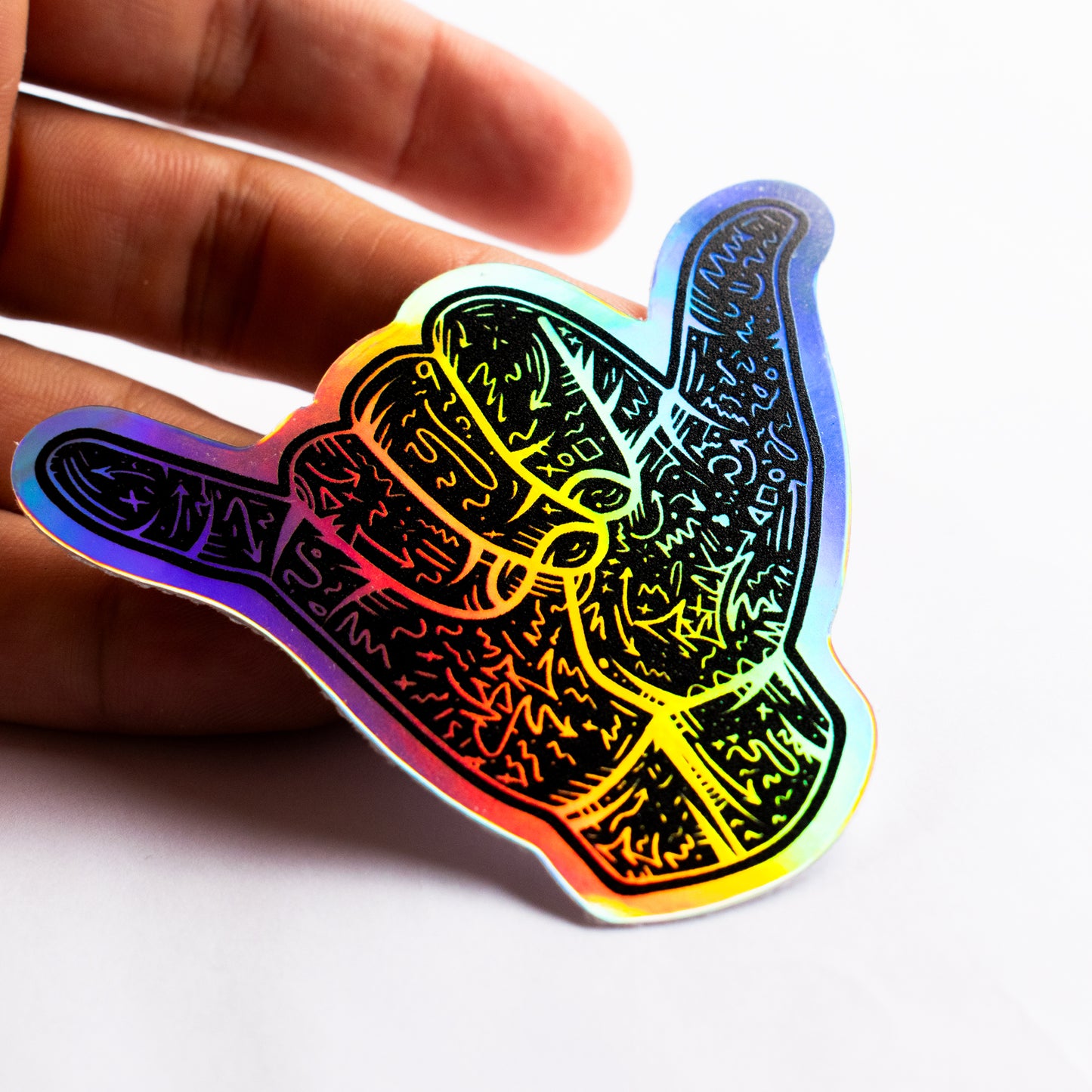 Hand Style Holographic